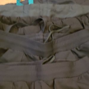 New, Black Scrub Pants, 8 Pairs, Medium